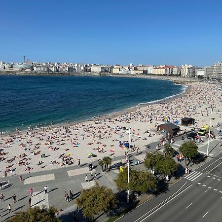 Piso Con Vistas A La Playa De Riazor Apartment Ла Коруня Екстериор снимка