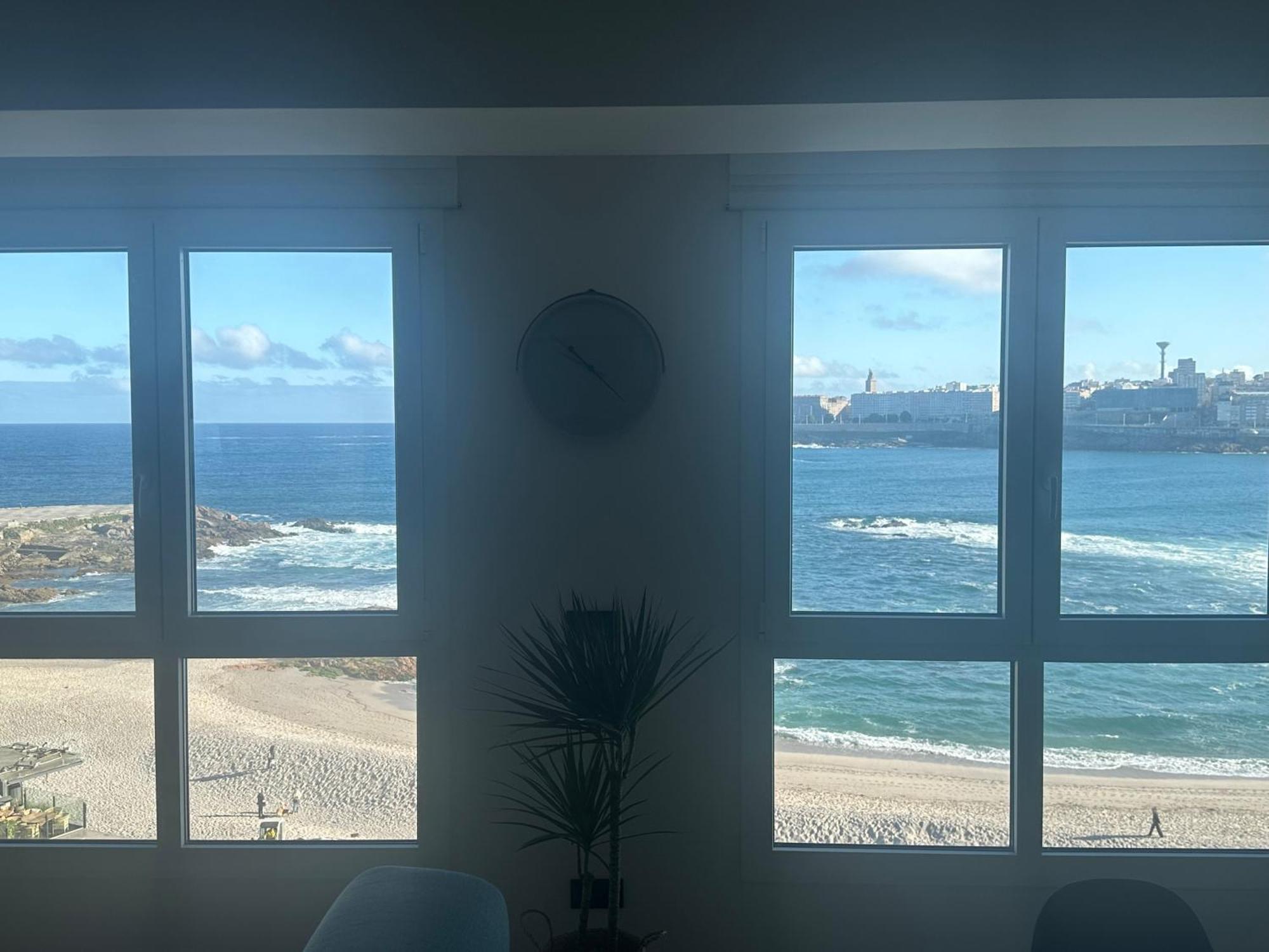 Piso Con Vistas A La Playa De Riazor Apartment Ла Коруня Екстериор снимка