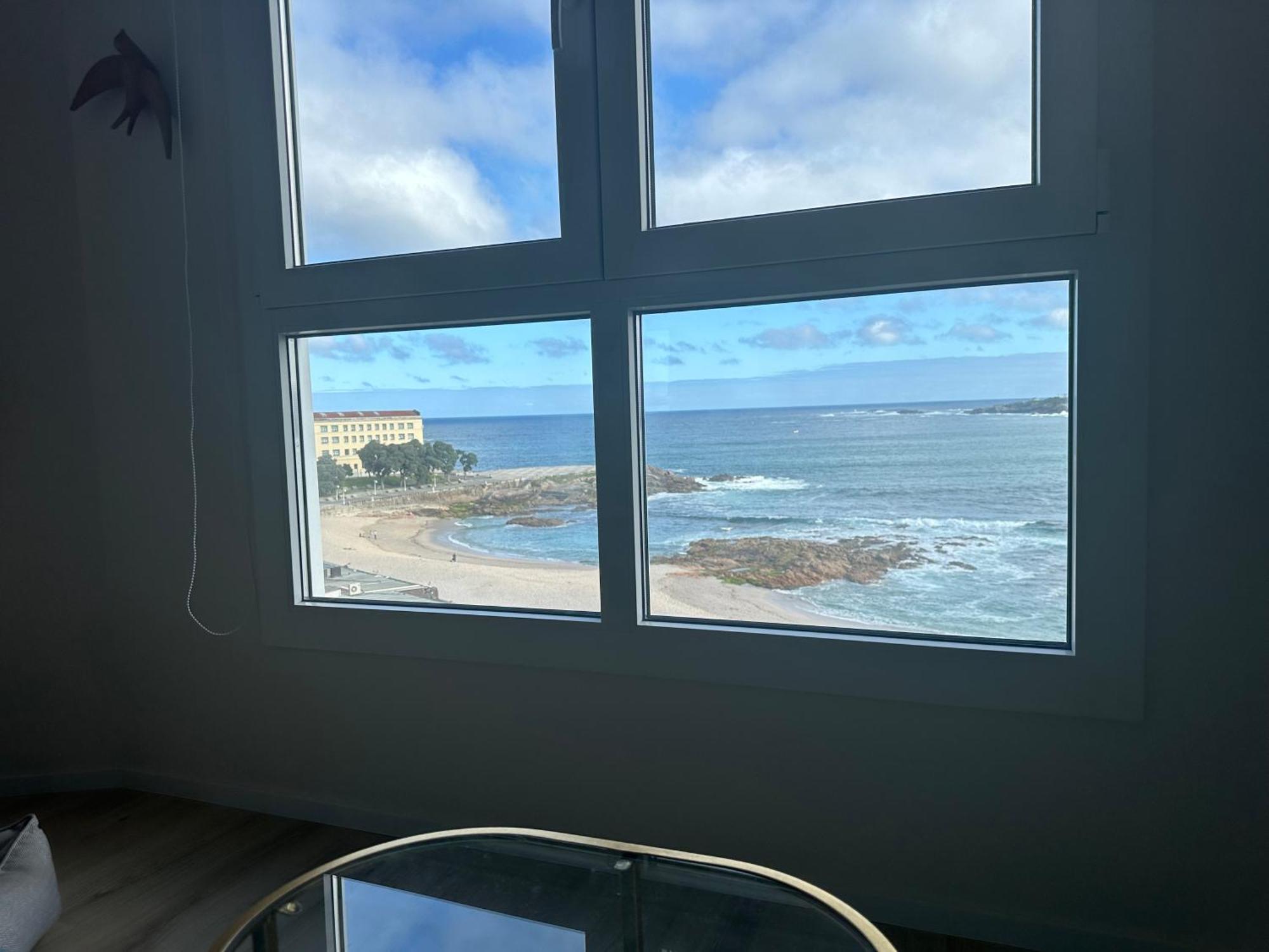 Piso Con Vistas A La Playa De Riazor Apartment Ла Коруня Екстериор снимка