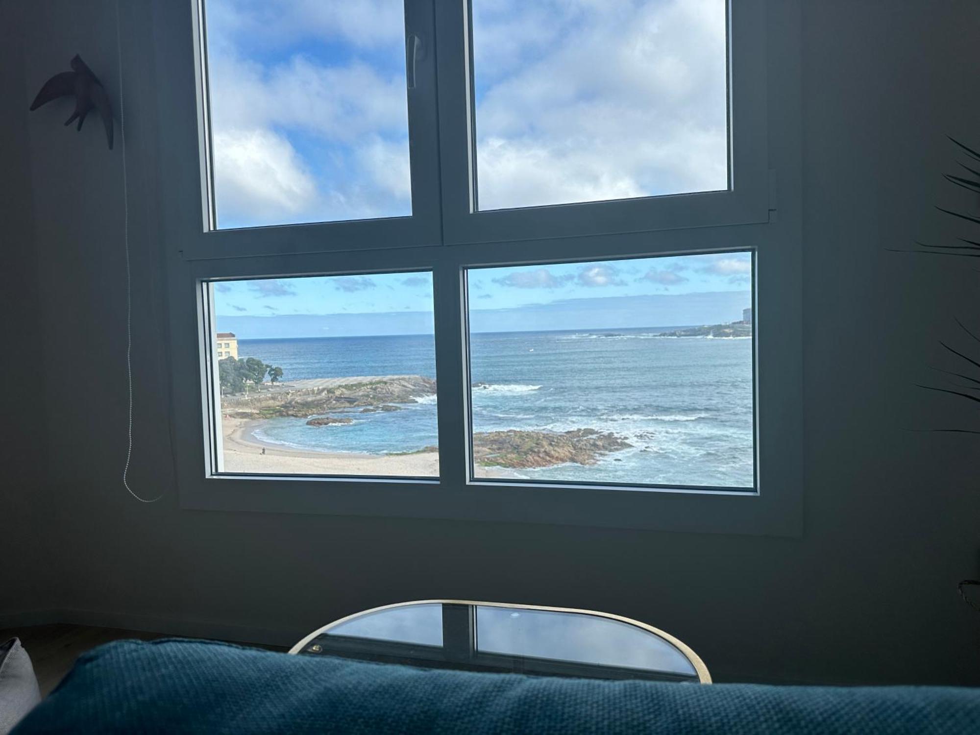 Piso Con Vistas A La Playa De Riazor Apartment Ла Коруня Екстериор снимка