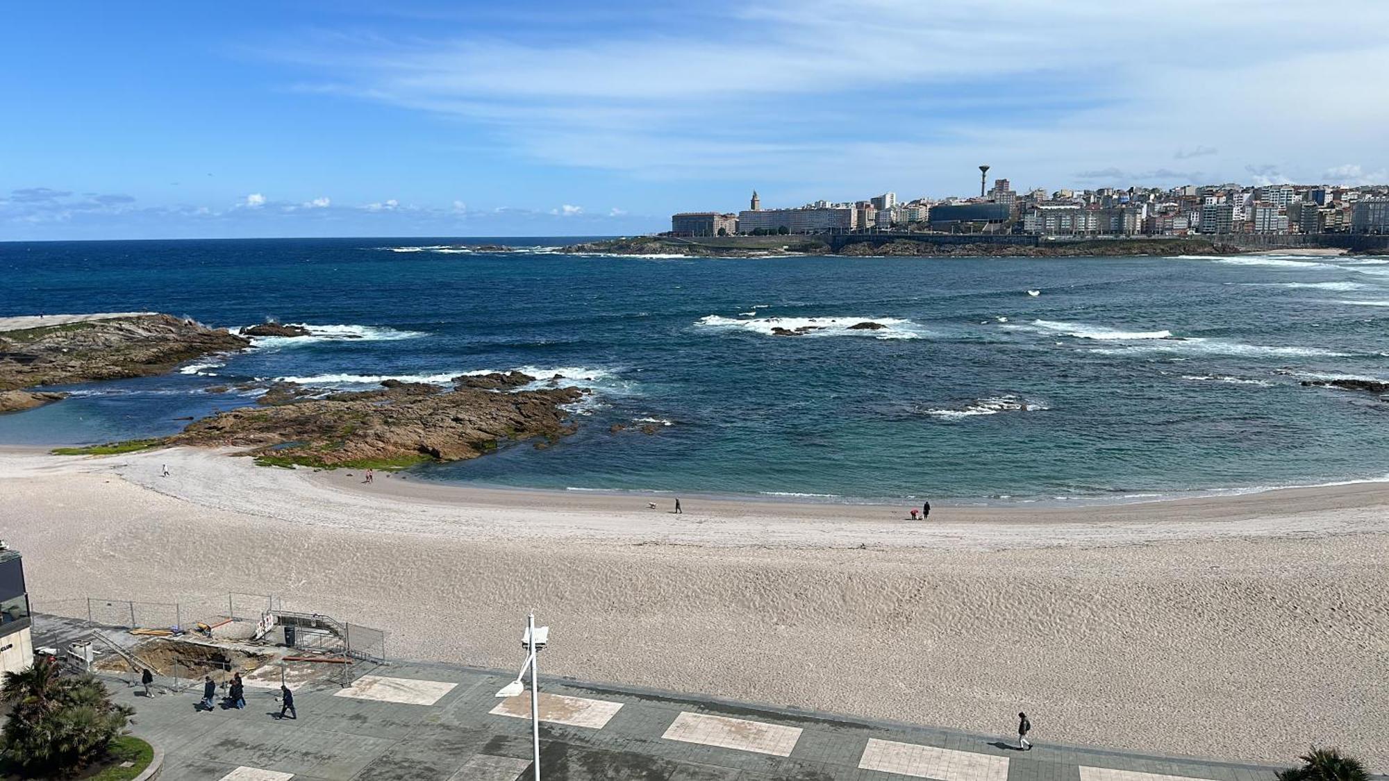 Piso Con Vistas A La Playa De Riazor Apartment Ла Коруня Екстериор снимка