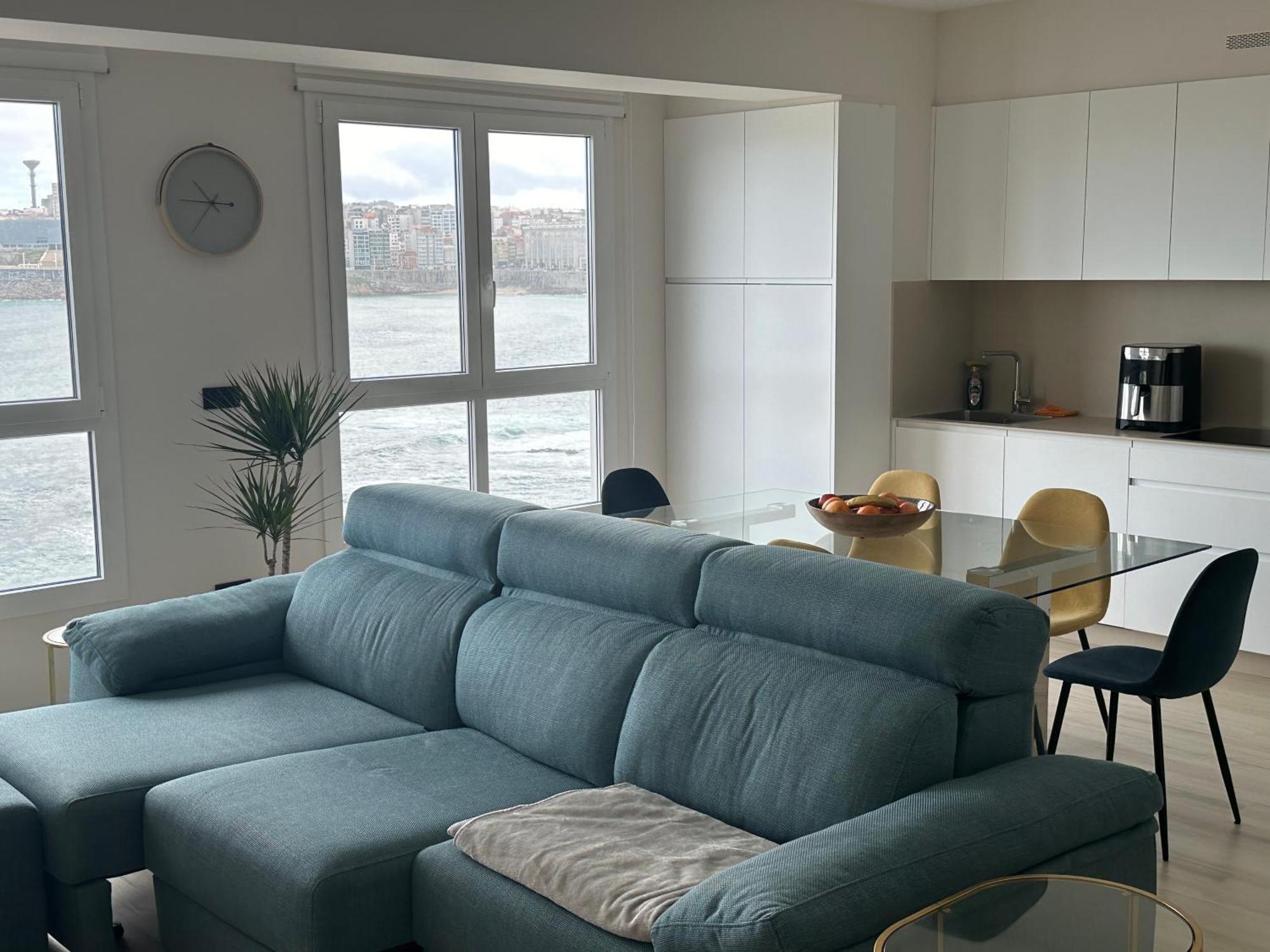 Piso Con Vistas A La Playa De Riazor Apartment Ла Коруня Екстериор снимка