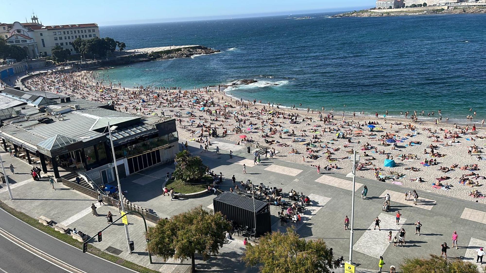 Piso Con Vistas A La Playa De Riazor Apartment Ла Коруня Екстериор снимка